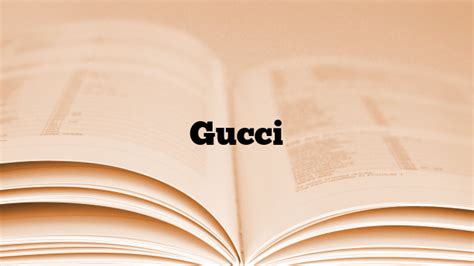 gucci definition synonyms|Gucci slang origin.